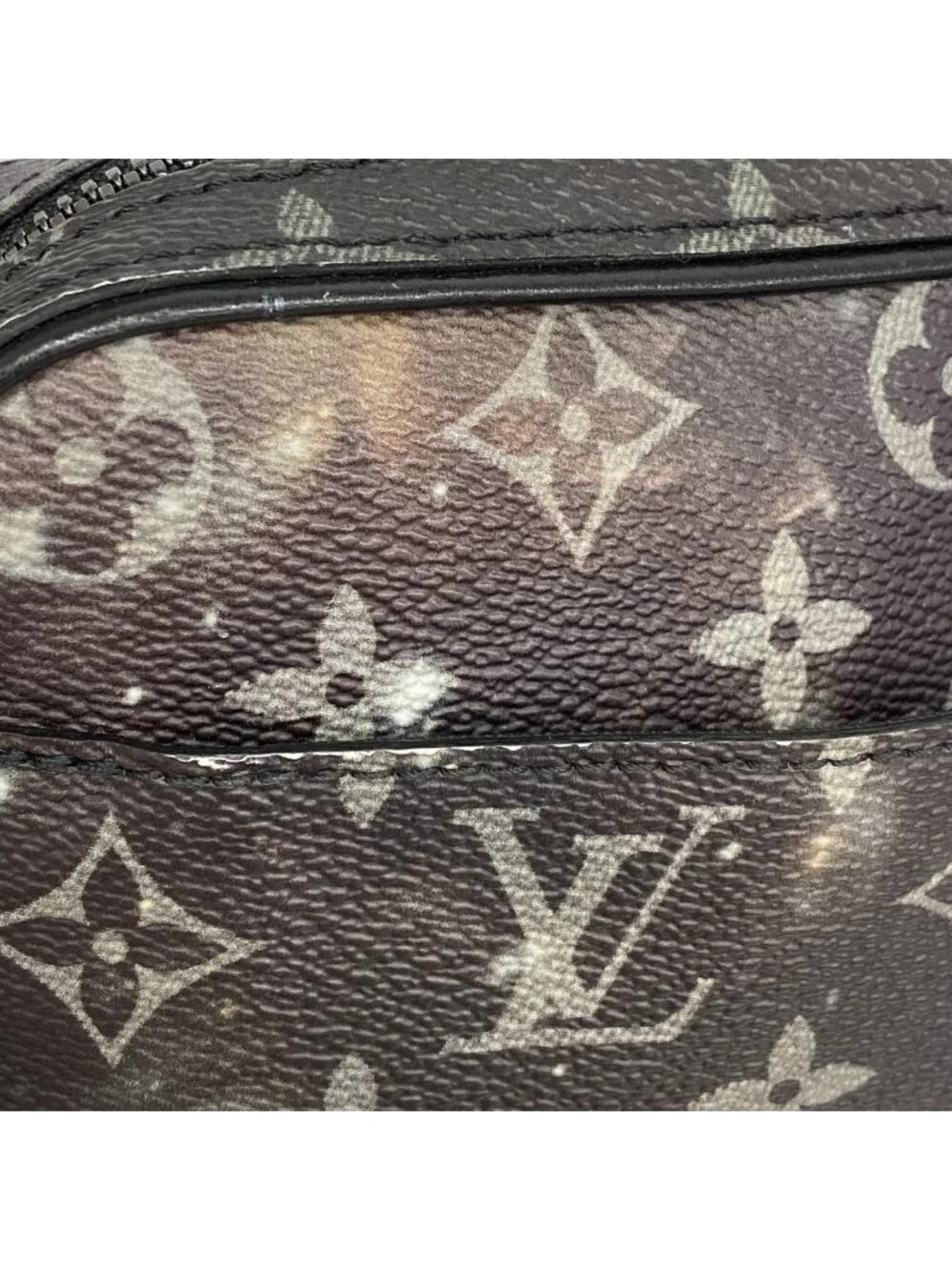 Louis Vuitton Shoulder Bag Monogram Galaxy Alpha Messenger Black